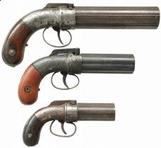 Broń palna 3 pistolety wiązkowe
