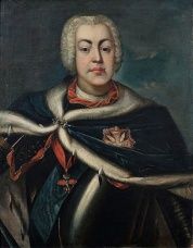 Niemieckie Portret Augusta III, króla Polski