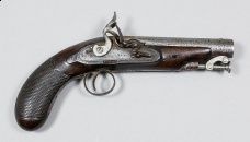 Broń palna Irlandzki pistolet skałkowy z końca XVIII w.