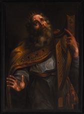 Malarstwo Król Dawid z harfą